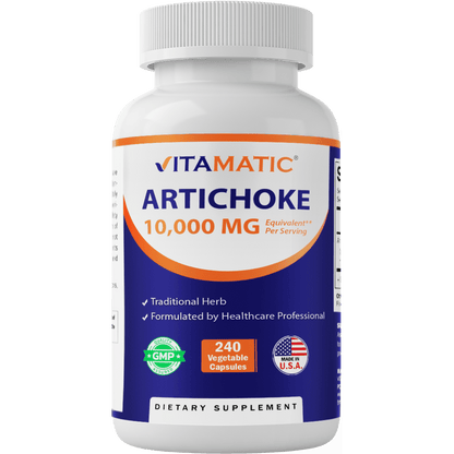 Artichoke Extract Vegetable Capsules 10000mg - 240 Count Capsules