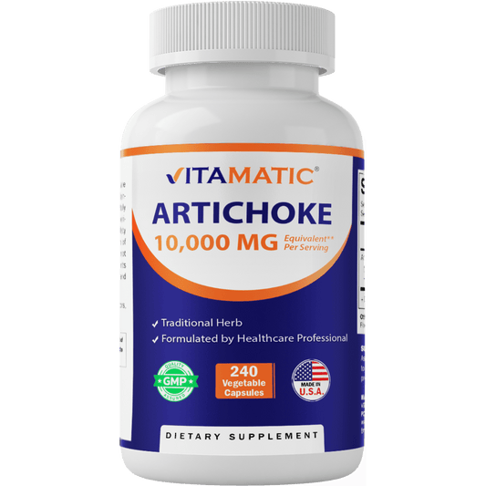Artichoke Extract Vegetable Capsules 10000mg - 240 Count Capsules