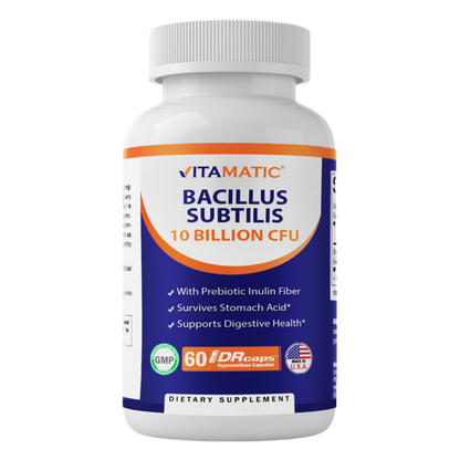 Bacillus Subtilis 10 Billion CFU DR Capsule 60 Capsules