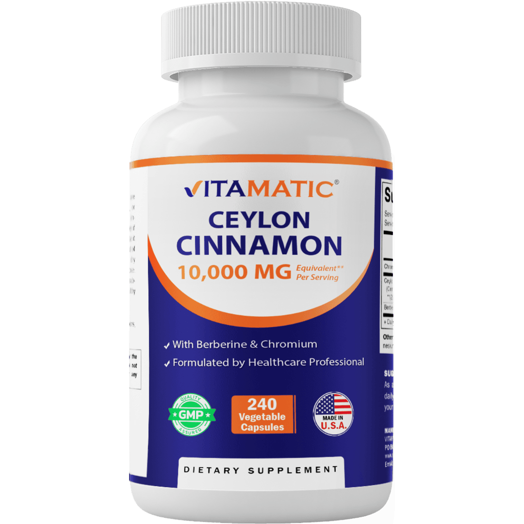 Ceylon Cinnamon 10000mg - 240 Vegetable Capsules
