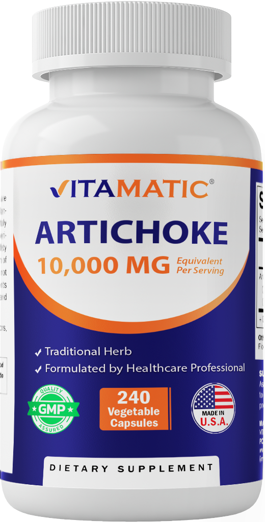 Artichoke Extract Vegetable Capsules 10000mg - 240 Count Capsules