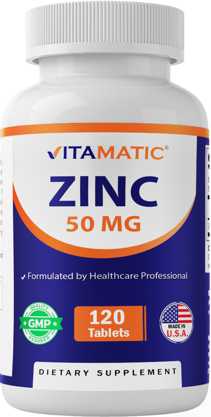 Zinc 50 mg - 120 Tablets