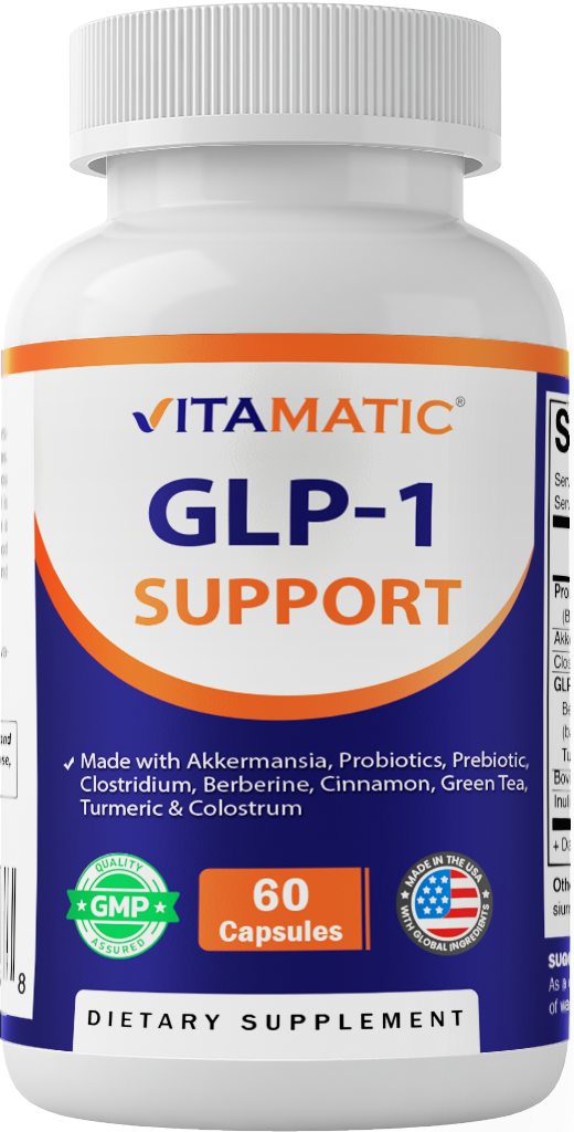 GLP-1 Support Supplement for Men & Women, 60 Capsules