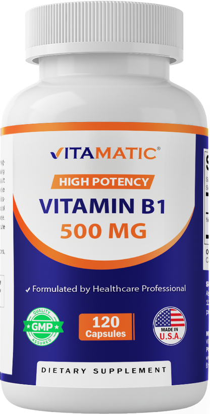 Vitamin B1 (Thiamine) 500mg - 120 Capsule