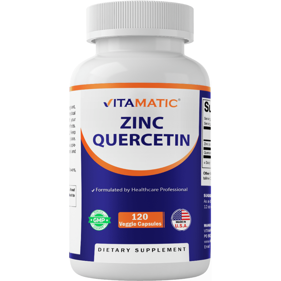 Zinc Quercetin - 120 Vegetable Capsules