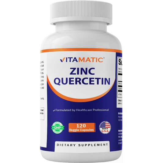 Zinc Quercetin - 120 Vegetable Capsules