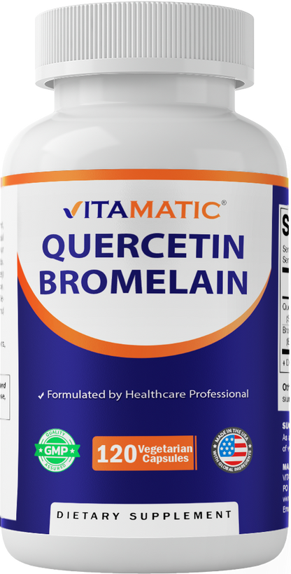 Quercetin Bromelain, 120 Veg Capsules