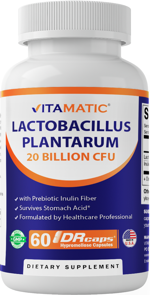 Lactobacillus Plantarum 20 Billion - 60 DR Capsule