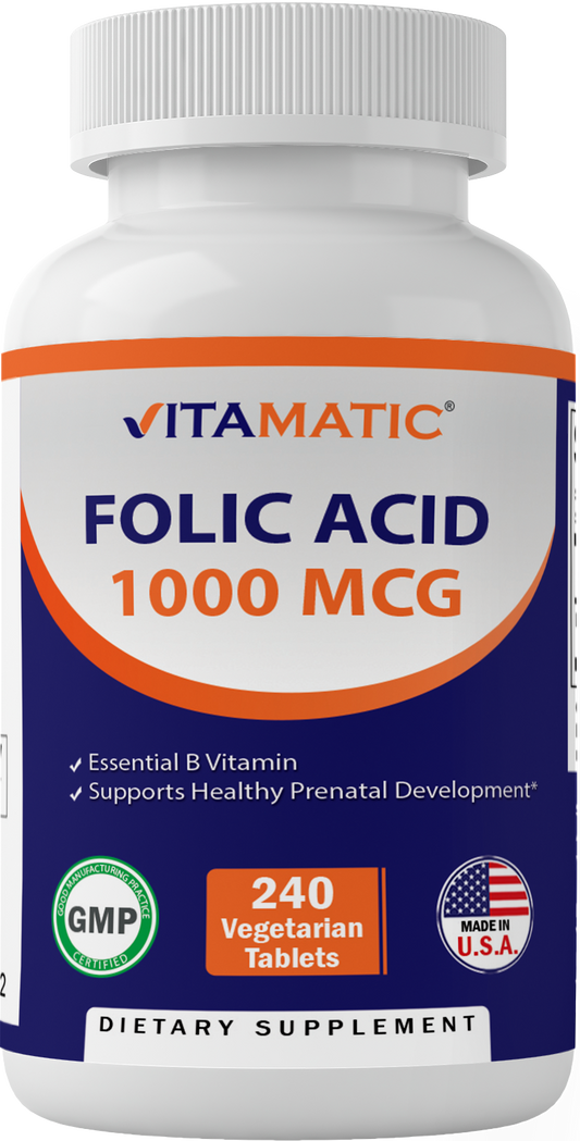 Folic Acid 1 mg - 240 Tablets