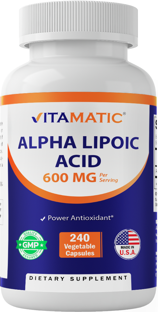 Alpha Lipoic Acid 600mg 240 Vegetable Capsule