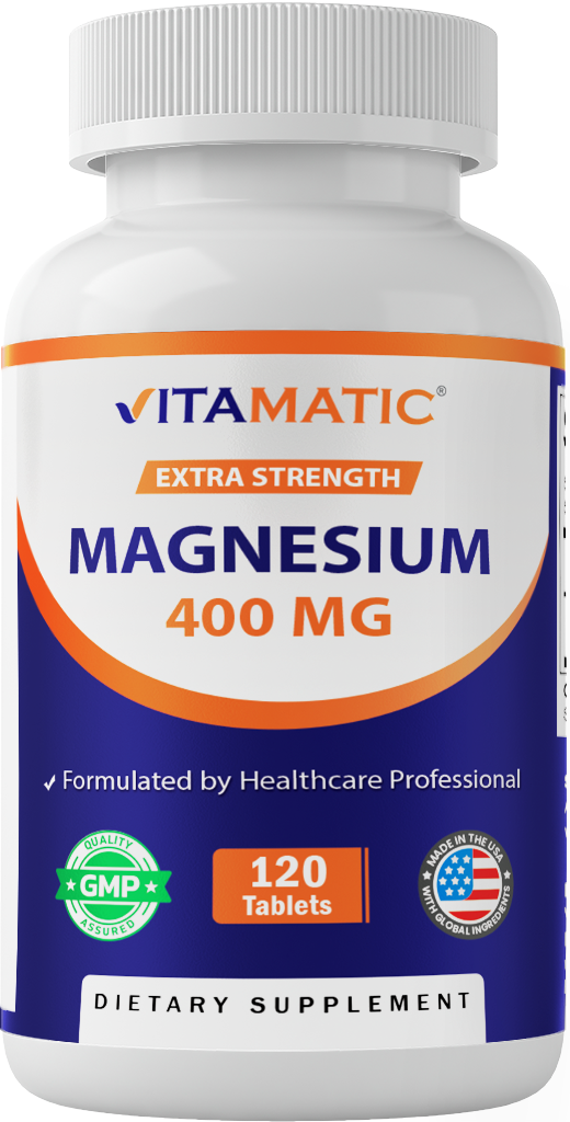 Extra Strength Magnesium Oxide 400mg, 120 Capsules