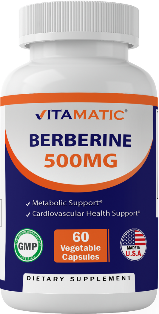 Berberine 500 mg 60 Veg Capsules