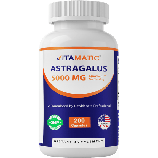 Astragalus 5000mg per serving - 200 Vegetarian Capsules
