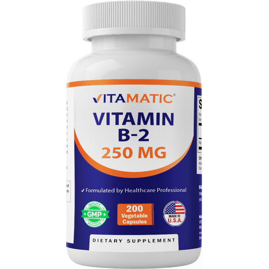 Vitamin B2 250 mg - 200 Capsules