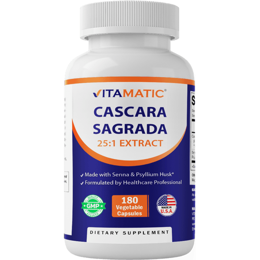 Cascara Sagrada - 180 Vegetable Capsules