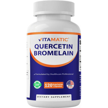 Quercetin with Bromelain - 120 Vegetarian Capsules