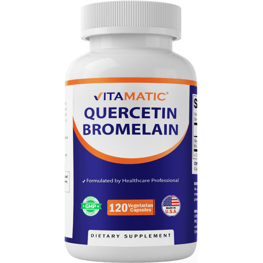 Quercetin with Bromelain - 120 Vegetarian Capsules
