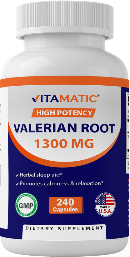Valerian Root 1300 mg 240 Capsules