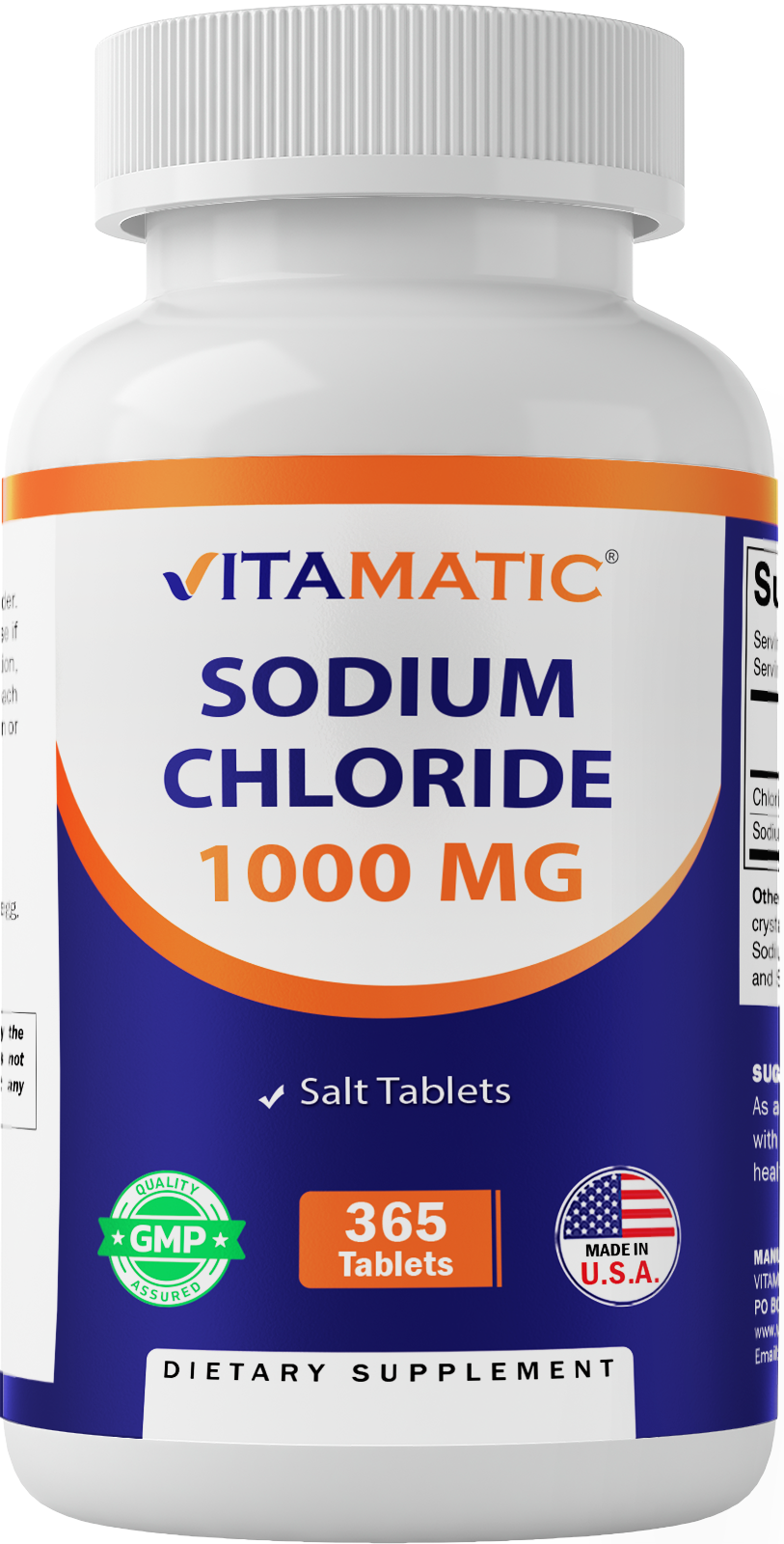Sodium Chloride 1000mg 365 Tablets