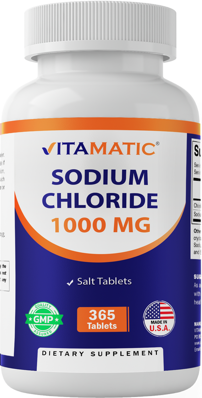 Sodium Chloride 1000mg 365 Tablets