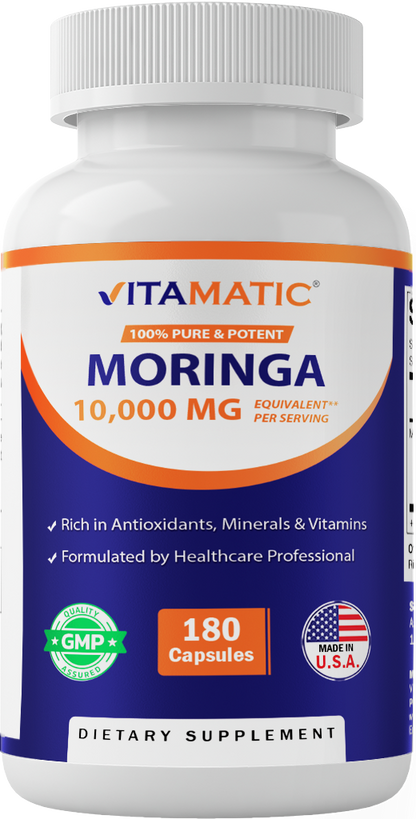 Moringa Capsules 10,000mg - 180 Capsules