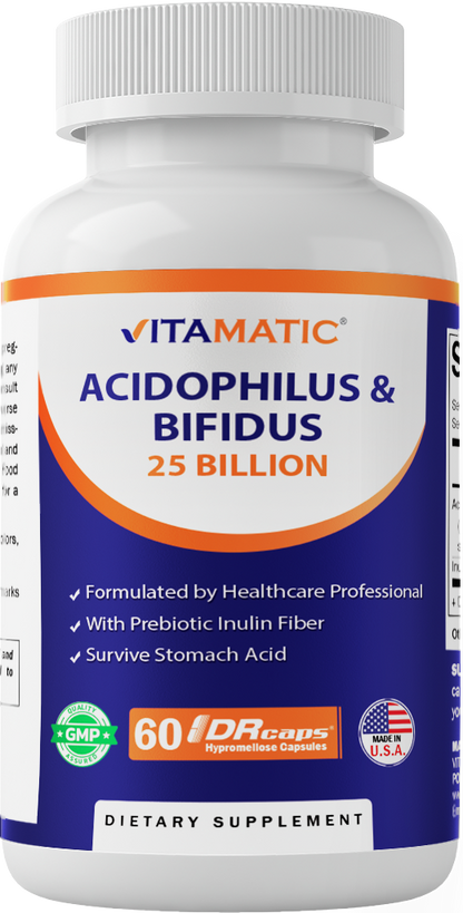 Acidophilus Bifidus 25 Billion DR Capsule - 60 Count