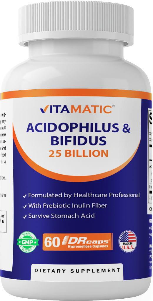 Acidophilus Bifidus 25 Billion DR Capsule - 60 Count