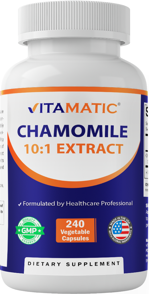 Chamomile 10:1 Extract, 240 Veg Capsules