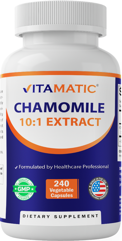 Chamomile 10:1 Extract, 240 Veg Capsules