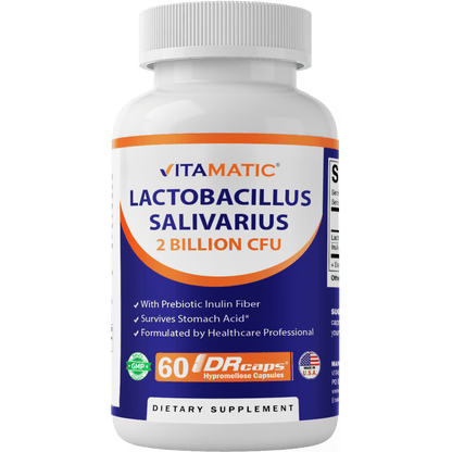 Lactobacillus Salivarius 2 Billion - 60 DR Capsules