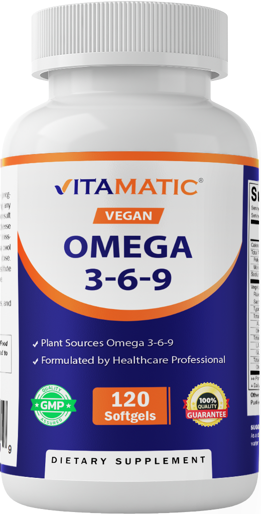 Vegan Omega 3-6-9 Complex Softgels