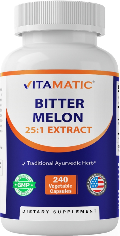 Bitter Melon 25000mg equivalent, 240 Veg Capsules
