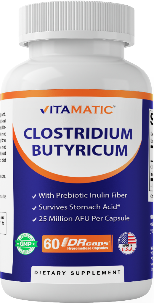 Clostridium butyricum 25 Million AFU - 60 DRCapsules