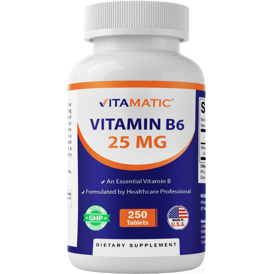 Vitamin B6 25 mg - 250 Tablets
