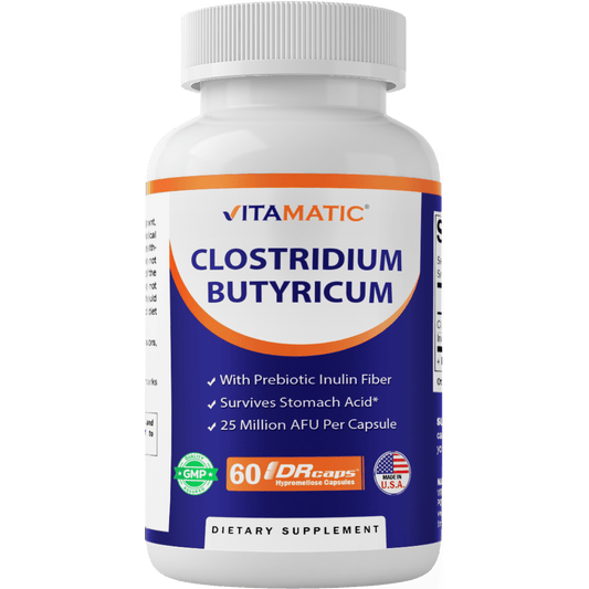 Clostridium butyricum 25 Million AFU - 60 DRCapsules