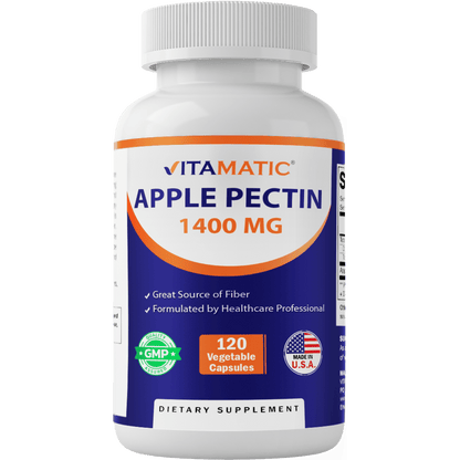 Apple Pectin 700mg 120 Vegetarian Capsules