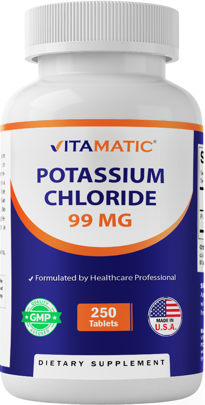 Potassium 99mg – 250 Tablets