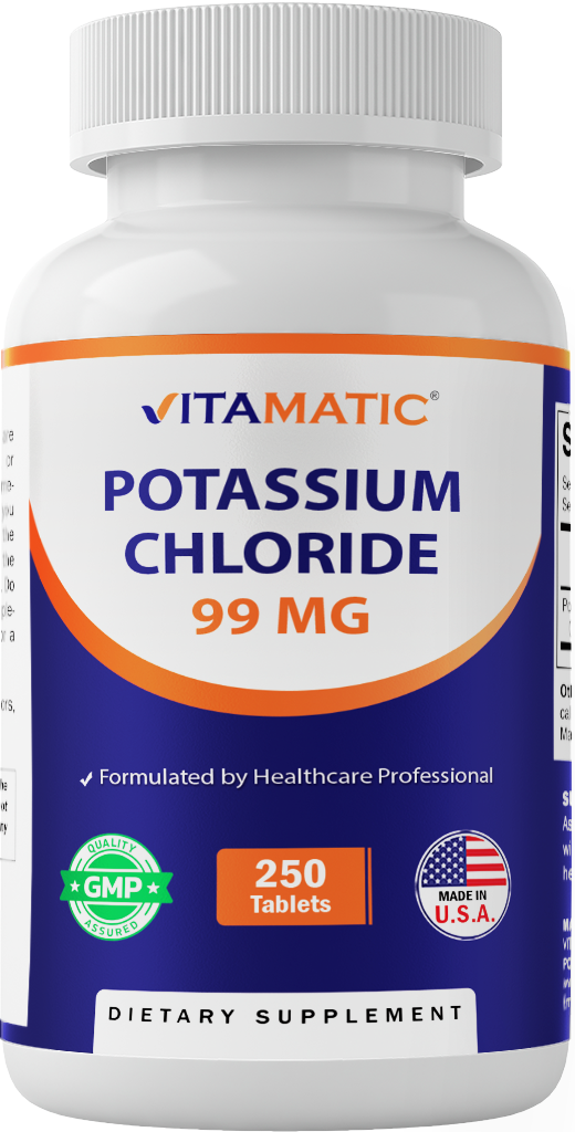 Potassium 99mg – 250 Tablets