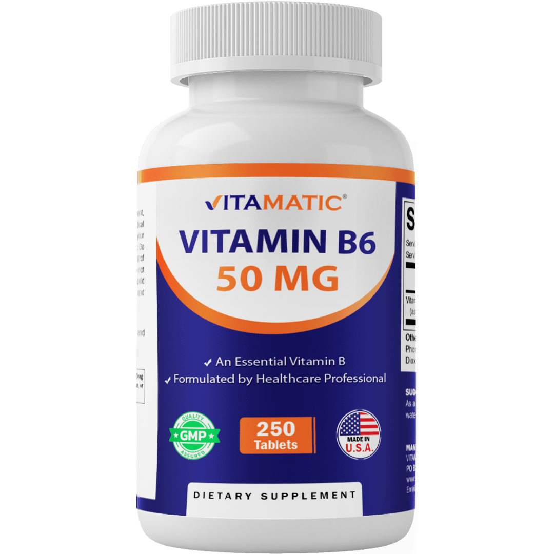 Vitamin B6 50 mg - 250 Tablets