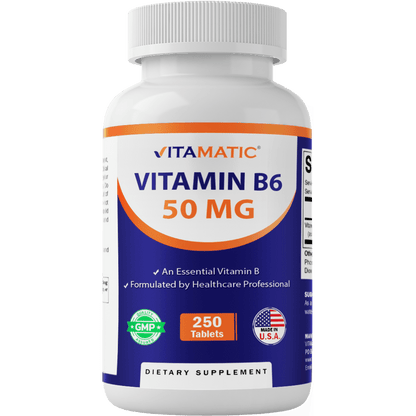 Vitamin B6 50 mg - 250 Tablets