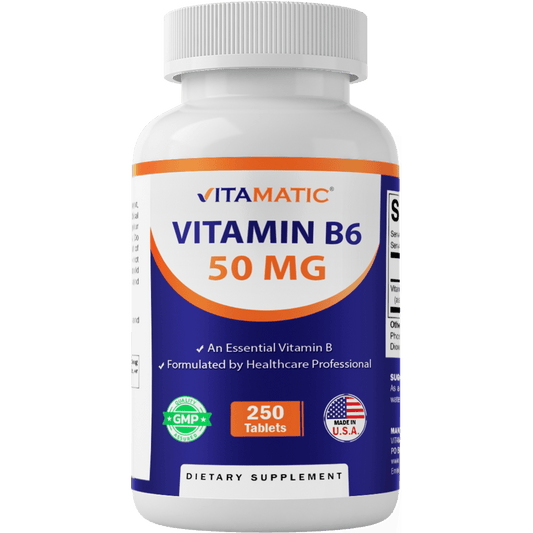 Vitamin B6 50 mg - 250 Tablets
