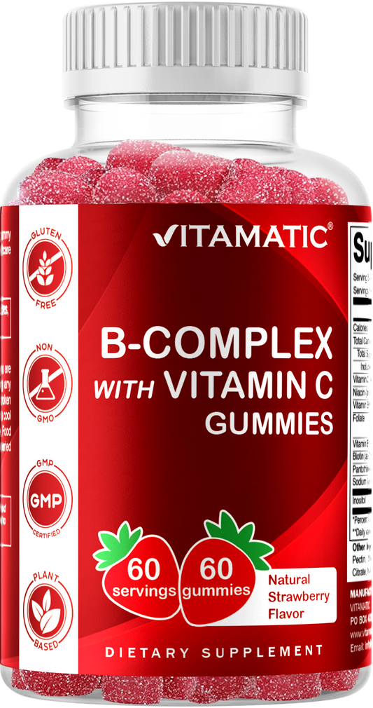 B-Complex with Vitamin C Gummies 60 Ct