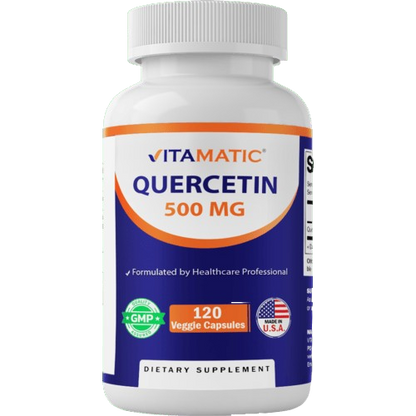 Quercetin 500 mg - 120 Vegetable Capsules
