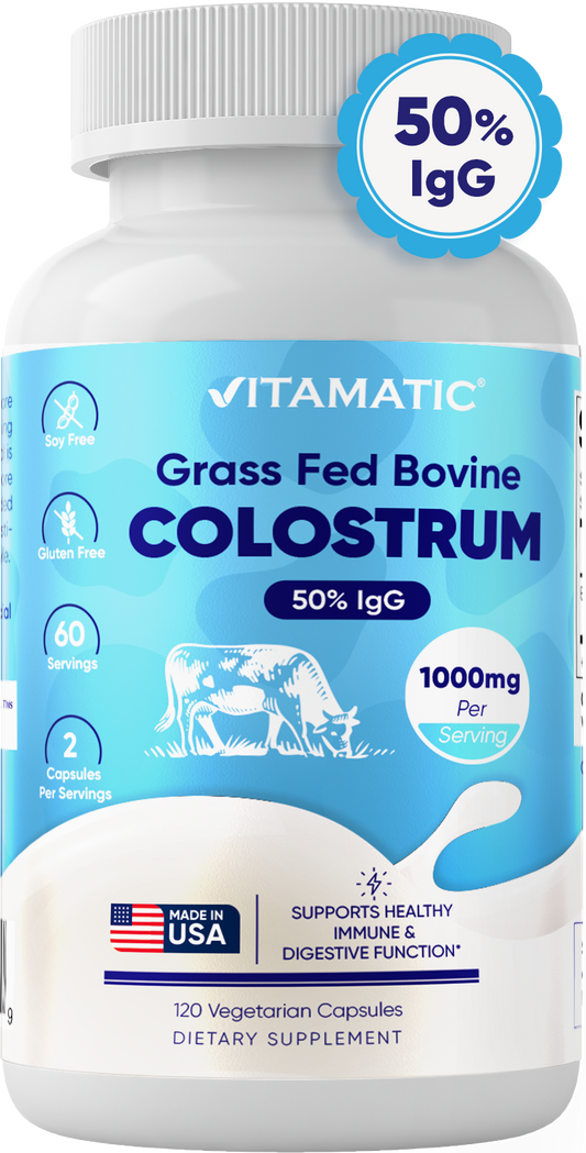 Bovine Colostrum Supplement 1000 mg 120 Capsules