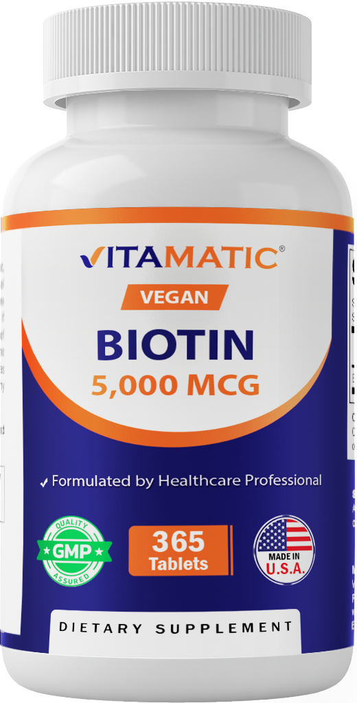 Biotin 5000mcg - 365 Vegan Tablets