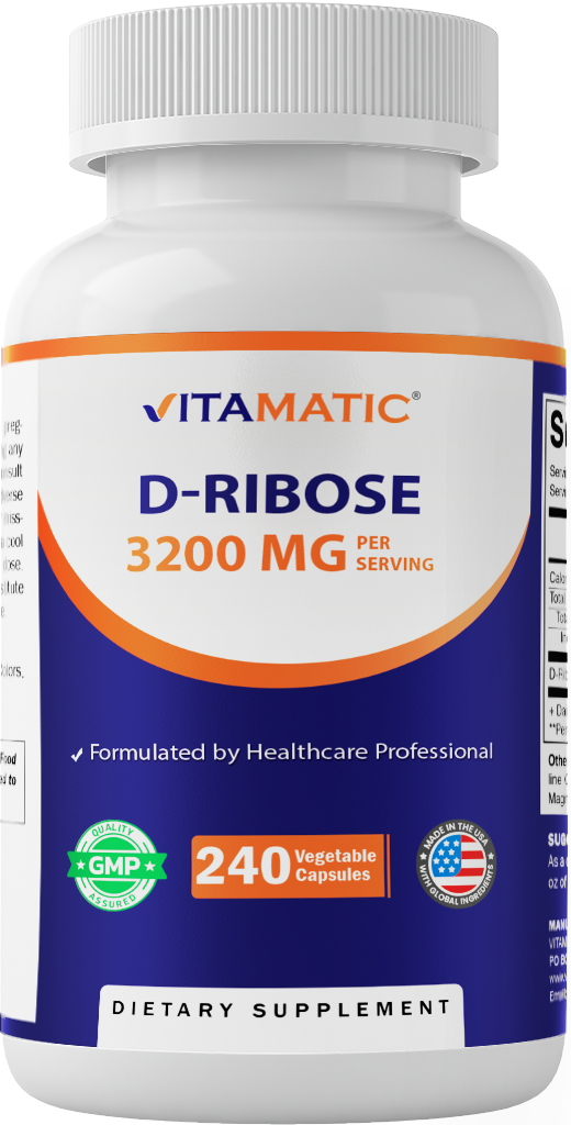 D-Ribose 3200mg per Serving Capsules