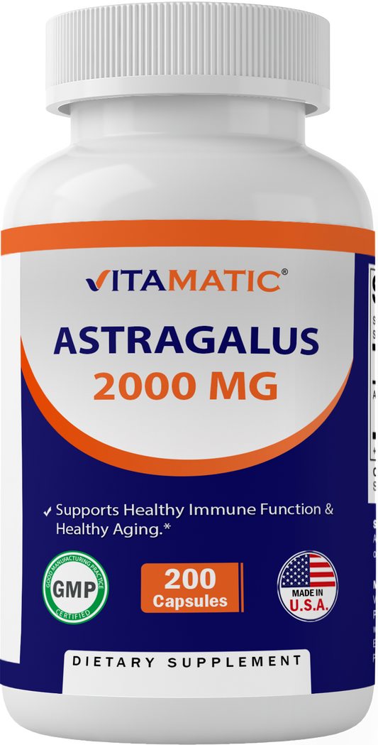 Astragalus Root 2000 mg 200 Capsules