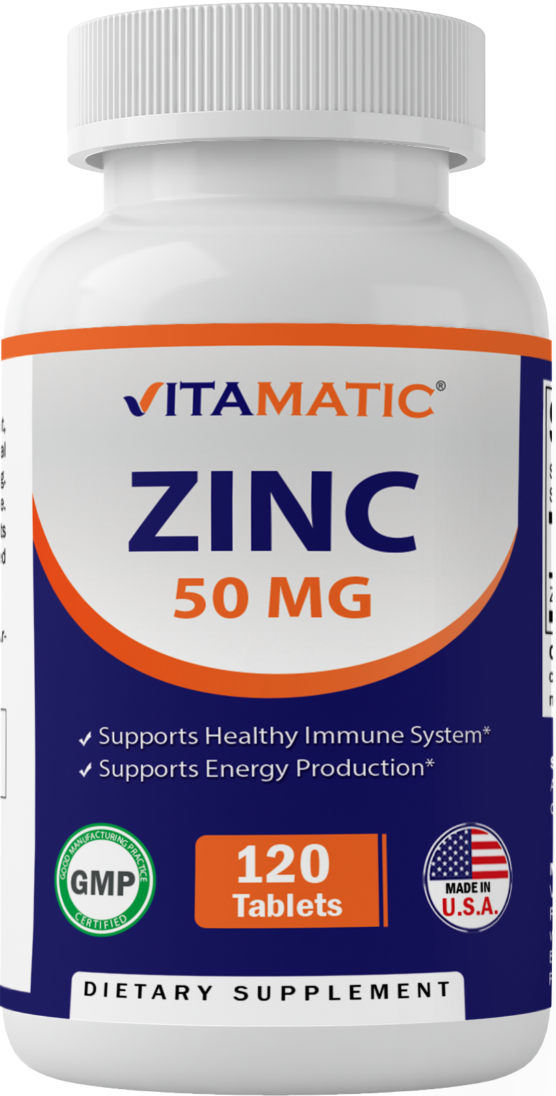 Zinc 50 mg 120 Tablets – Vitamatic