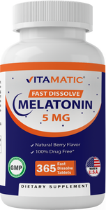 Melatonin 5 mg 365 Fast Dissolve Tablets