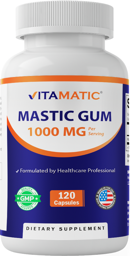 Mastic Gum 1000mg per Serving Capsules